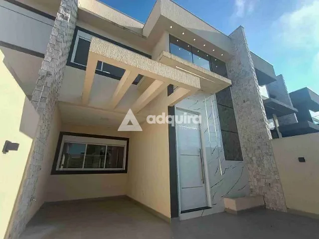 Sobrado 3 quartos e 2 banheiros, à venda, no bairro Jardim Carvalho em Ponta Grossa