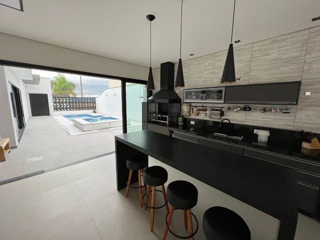 Foto do Sobrado - Sobrado com 4 dormitórios à venda, 340 m² por R$ 2.820.000 - Condomínio Residencial Jaguary - São José dos Campos/SP | RUSSI IMÓVEIS