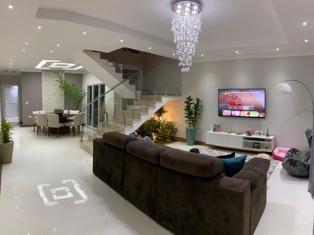 Foto do Sobrado - Sobrado com 3 dormitórios à venda, 213 m² por R$ 750.000,00 - Residencial Bosque dos Ipês - São José dos Campos/SP | RUSSI IMÓVEIS