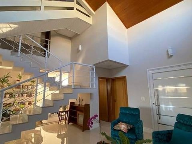 Foto do Sobrado - Sobrado com 4 dormitórios à venda, 366 m² por R$ 3.410.000,00 - Condomínio Reserva do Paratehy - São José dos Campos/SP | RUSSI IMÓVEIS