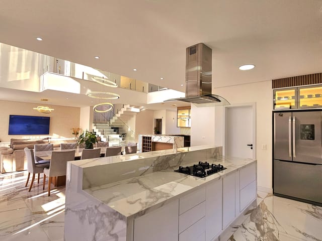 Foto do Sobrado - Sobrado à venda, 4 suítes, 7 banheiros, 6 vagas, 442m², Alphaville Granja Viana | Eleve Imóveis