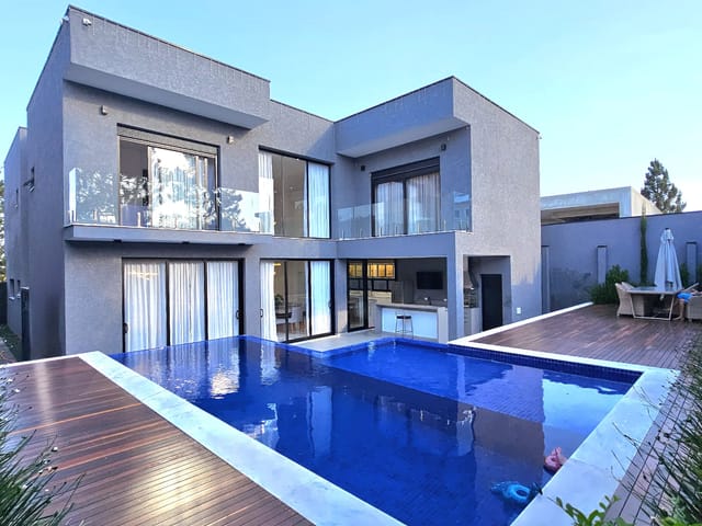 Foto do Sobrado - Sobrado à venda, 4 suítes, 7 banheiros, 6 vagas, 442m², Alphaville Granja Viana | Eleve Imóveis