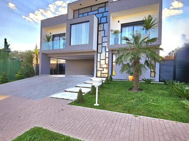 Foto do Sobrado - Sobrado à venda, 4 suítes, 7 banheiros, 6 vagas, 442m², Alphaville Granja Viana | Eleve Imóveis
