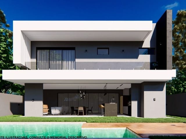 Foto do Sobrado - Sobrado no Condomínio Golfe III com 4 dormitórios à venda, 430 m² por R$ 3.900.000 - Jardim do Golfe - São José dos Campos/SP | RUSSI IMÓVEIS