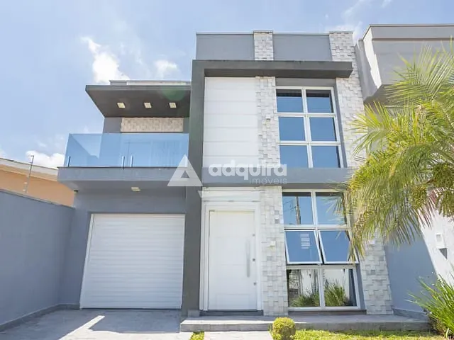 Sobrado com 288m² 3 quartos e 3 banheiros, à venda, no bairro Jardim Carvalho em Ponta Grossa