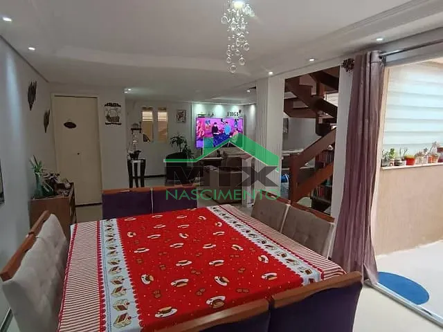 Sobrado com 209m² 3 quartos e 4 banheiros, à venda, no bairro Taboão em São Bernardo do Campo