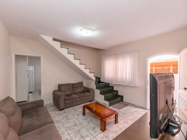 Foto do Sobrado - Sobrado para venda em Vila Tolstoi com 3 quartos , 102m² | Lares e Andares Imóveis