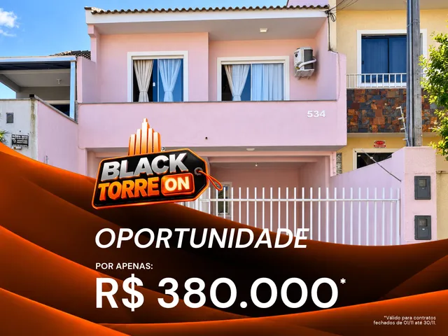 BLACK DA TORRE TÁ ON: Sobrado à venda, Jardim Gianna, com quintal, Ponta Grossa, PR