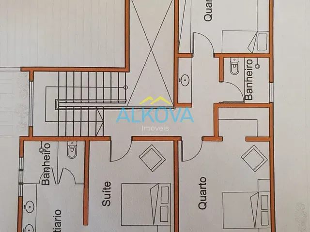 Sobrado com 260m² 3 quartos e 2 banheiros, à venda, no bairro Loteamento Floresta em São José dos Campos