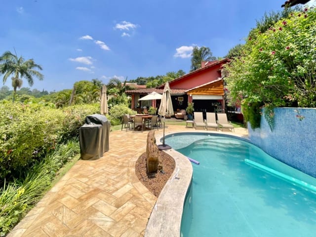 Foto do Sobrado - Sobrado à venda, 4 quartos, 2suítes, 5 banheiros, 6 vags, 256m², Condomínio Palos Verdes, Cotia, SP | Eleve Imóveis