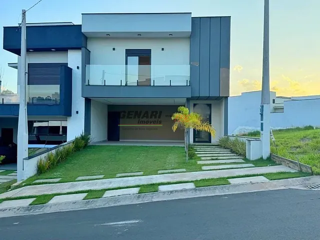 Sobrado com 216m² 3 quartos e 5 banheiros, à venda, no bairro Loteamento Park Gran Reserve em Indaiatuba