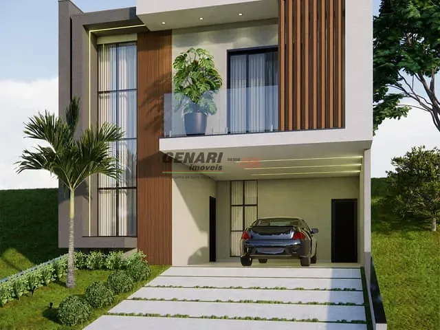 Sobrado com 200m² 3 quartos e 5 banheiros, à venda, no bairro Loteamento Park Gran Reserve em Indaiatuba