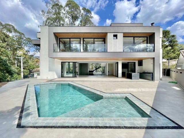 Foto do Sobrado - Casa à venda, Condomínio São Paulo II, Cotia, SP - 4 Suítes, 6 Banheiros, 8 Vagas, 724m² | Eleve Imóveis