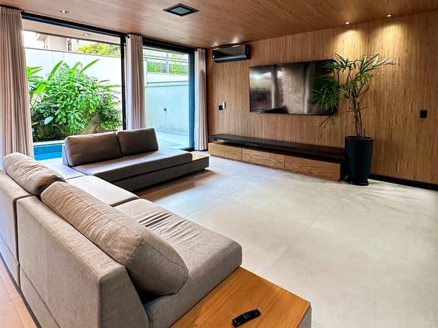 Foto do Sobrado - Casa para venda e locação, Residencial Tamboré 11, Santana de Parnaíba, SP - 4 Suítes, 6 Banheiros, 4 Vagas, 400m² - Sofisticação e Conforto em um só lugar. | Eleve Imóveis