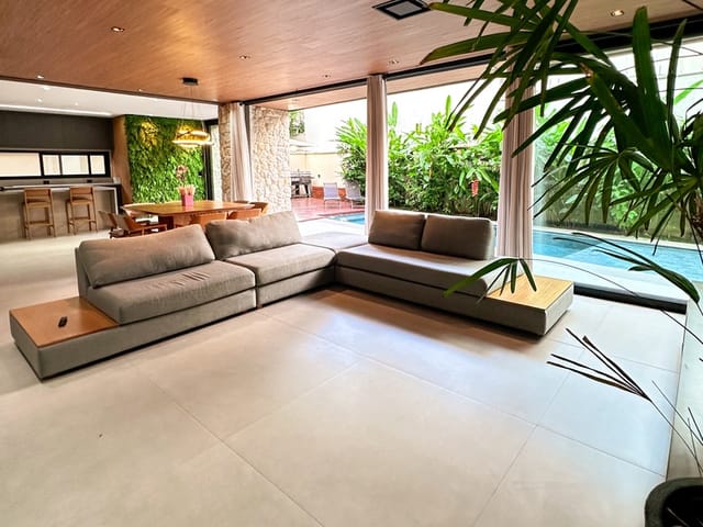 Foto do Sobrado - Casa para venda e locação, Residencial Tamboré 11, Santana de Parnaíba, SP - 4 Suítes, 6 Banheiros, 4 Vagas, 400m² - Sofisticação e Conforto em um só lugar. | Eleve Imóveis