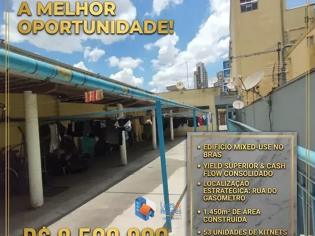 Sobrado com 1450m², à venda, no bairro Brás em São Paulo