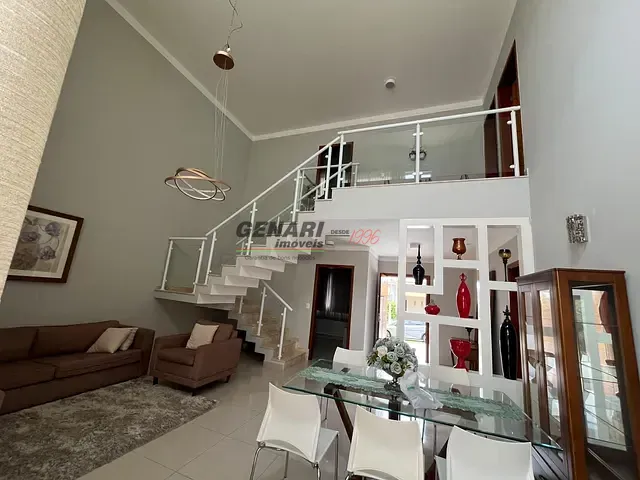 Sobrado com 360m² 3 quartos e 5 banheiros, à venda, no bairro Residencial Beira da Mata em Indaiatuba