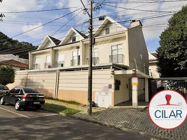 Sobrado com 137m² 4 quartos e 3 banheiros, à venda, no bairro Santo Inácio em Curitiba