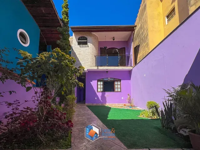 Sobrado com 250m² 3 quartos e 3 banheiros, à venda, no bairro Vila Bocaina em Mauá