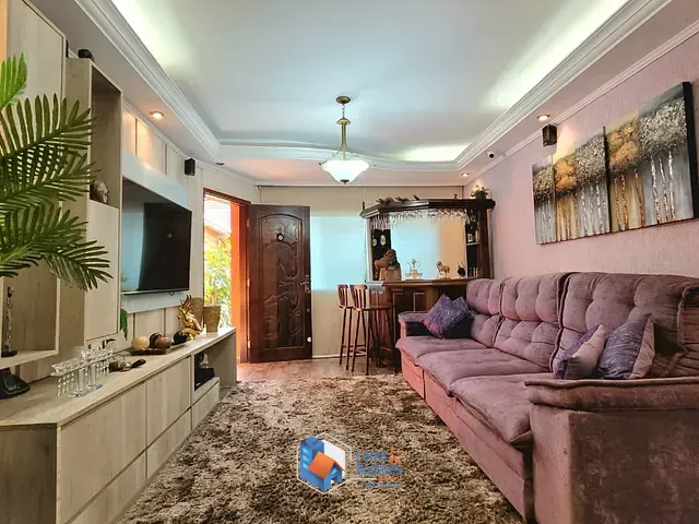 Sobrado com 125m² 3 quartos e 3 banheiros, à venda, no bairro Vila Curuçá em Santo André