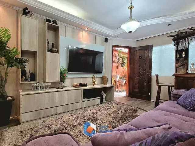 Sobrado com 125m² 3 quartos e 3 banheiros, à venda, no bairro Vila Curuçá em Santo André