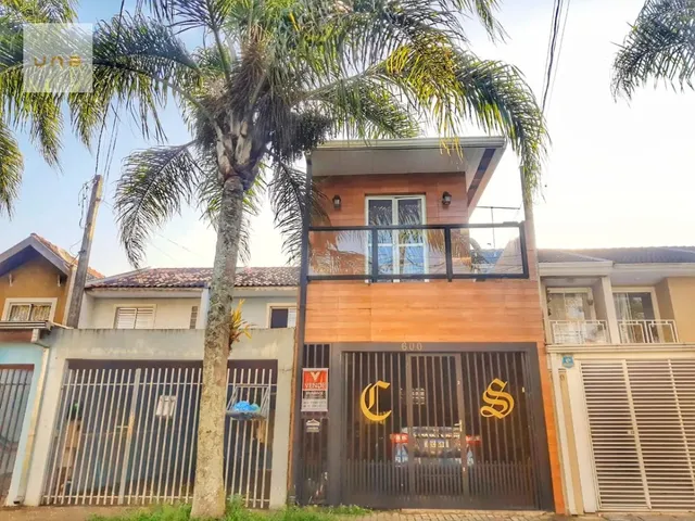 Sobrado 3 quartos e 3 banheiros, à venda, no bairro Cidade Industrial em Curitiba