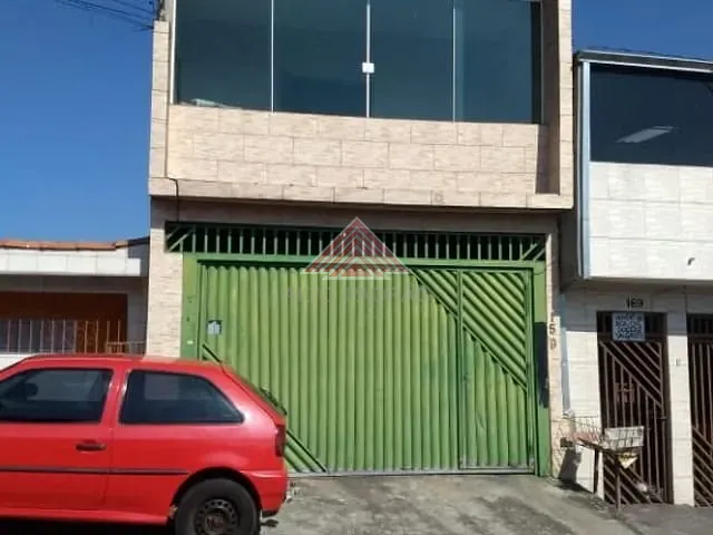 Sobrado com 153m² 3 quartos e 1 banheiro, à venda, no bairro Vila Santa Rosa em Mauá
