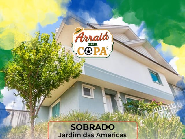 Sobrado 3 quartos e 5 banheiros, à venda, no bairro Jardim das Américas em Curitiba