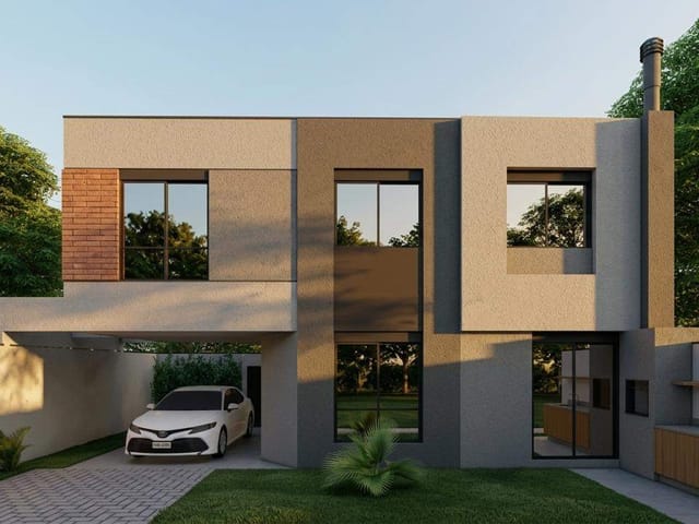 Sobrado com 109m² 3 quartos e 3 banheiros, à venda, no bairro Uberaba em Curitiba