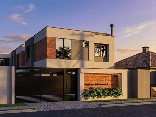 Sobrado com 109m² 3 quartos e 3 banheiros, à venda, no bairro Uberaba em Curitiba