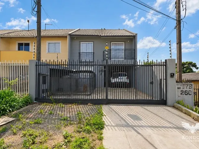 Sobrado com 133m² 3 quartos e 3 banheiros, à venda, no bairro São Braz em Curitiba