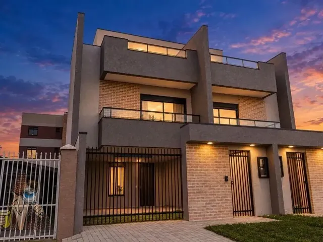 Sobrado com 192m² 4 quartos e 3 banheiros, à venda, no bairro Cidade Jardim em São José Dos Pinhais