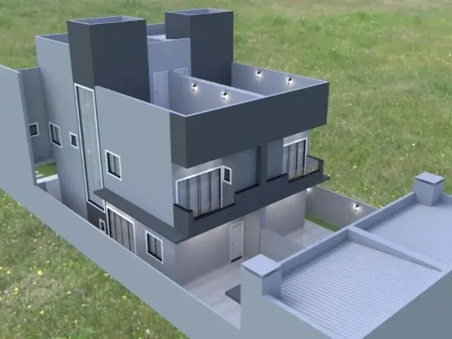 Sobrado com 192m² 4 quartos e 3 banheiros, à venda, no bairro Cidade Jardim em São José Dos Pinhais