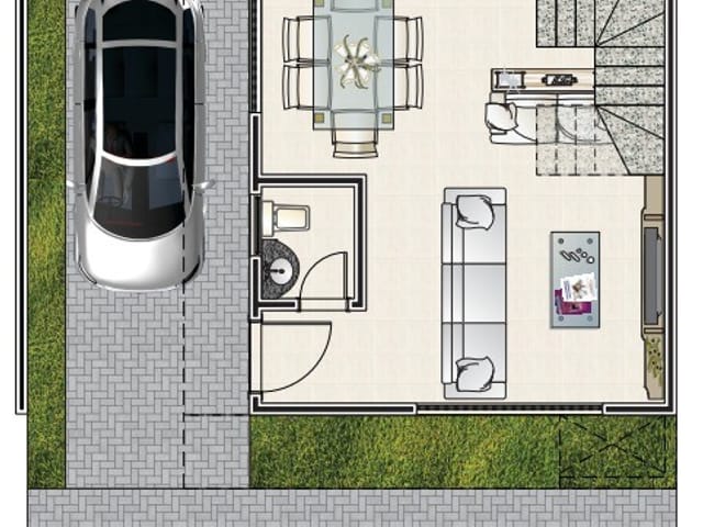 Sobrado com 166m² 3 quartos e 3 banheiros, à venda, no bairro Pilarzinho em Curitiba