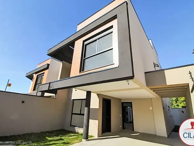 Sobrado 3 quartos e 5 banheiros, à venda, no bairro Mercês em Curitiba