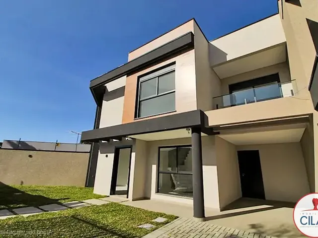 Sobrado 3 quartos e 3 banheiros, à venda, no bairro Mercês em Curitiba