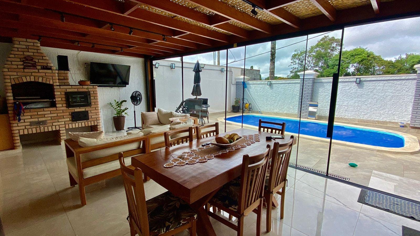 Perspectiva do Sobrado - Sobrado com piscina privativa e área gourmet completa á venda - VIllagio Di Lux , Cotia - SP . | Pitale Imóveis Ltda.