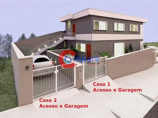 Sobrado 2 quartos e 1 banheiro, à venda, no bairro Residencial e Comercial Guarulhos em Guarulhos