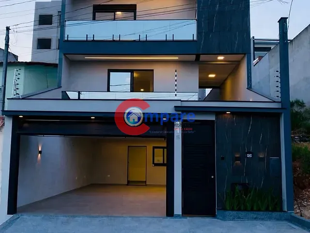 Sobrado 3 quartos e 1 banheiro, à venda, no bairro Residencial e Comercial Guarulhos em Guarulhos