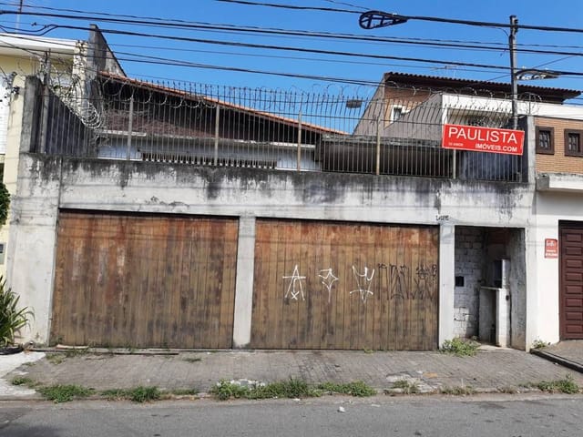 Foto do Sobrado - Sobrado a venda com 243 m² área construída, 4 quartos, 2 salas, 3 vagas, edícula, quintal, localização privilegiada - Campo Belo - São Paulo/SP | Paulista Imóveis