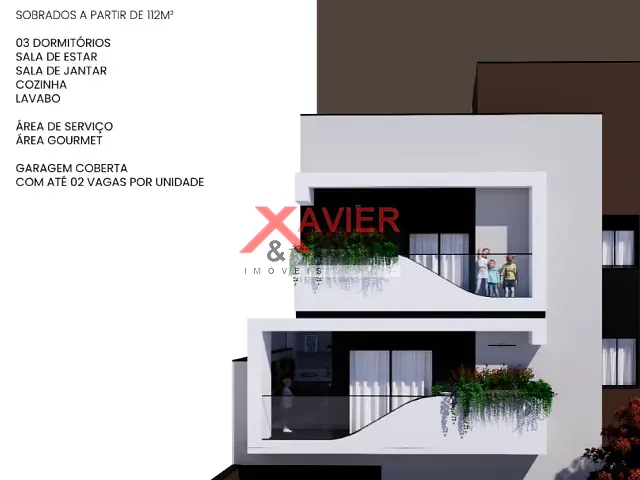 Sobrado 3 quartos e 3 banheiros, à venda, no bairro Chácara Mafalda em São Paulo