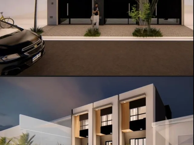 Foto do Sobrado - Sobrado Novo 3 Quartos com Suíte na Cidade Patriarca - 2 Vagas, Aceita FGTS | Imobiliária Xavier e Brito