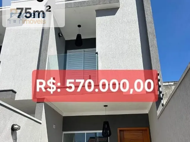 Sobrado com 75m² 2 quartos e 3 banheiros, à venda, no bairro Penha em São Paulo