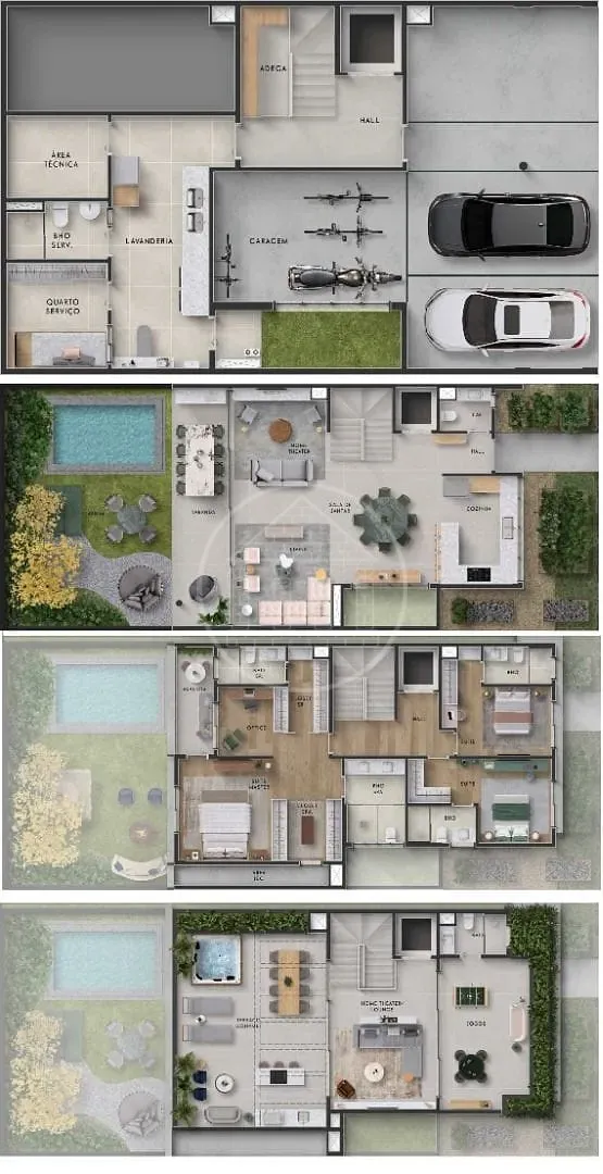Sobrado, 4 quartos, 625 m² - Foto 22