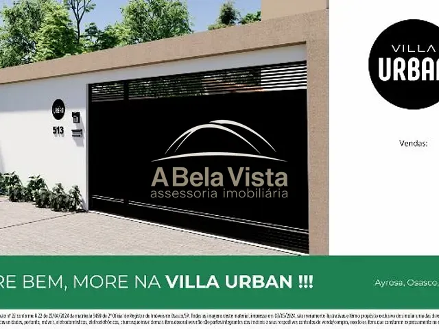 Sobrado com 65m² 2 quartos e 2 banheiros, à venda, no bairro Ayrosa em Osasco