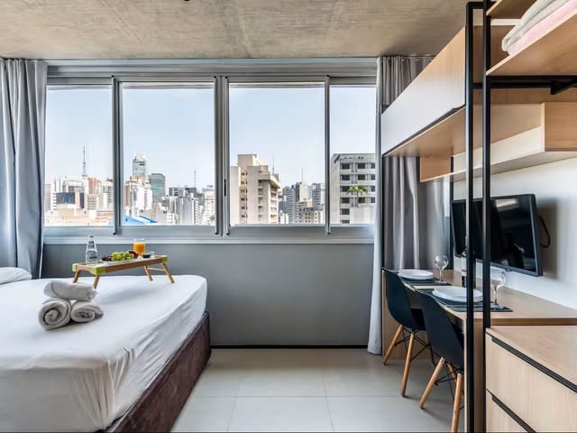 Studio 1 quarto e 1 banheiro, à venda, no bairro Consolação em São Paulo
