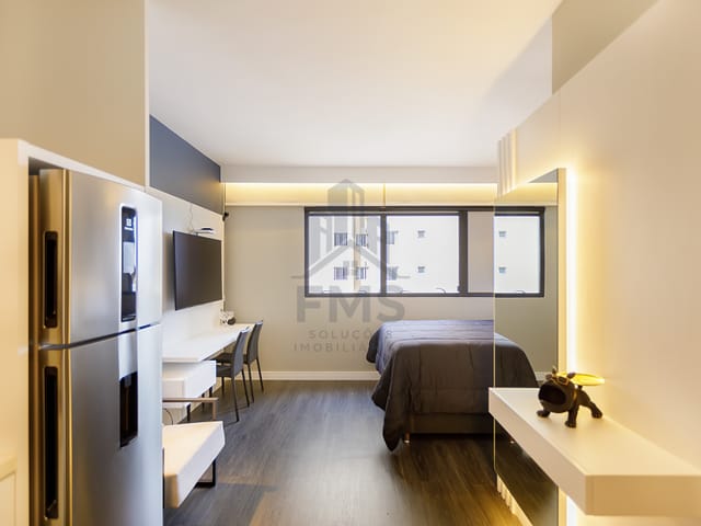 Studio com 60m² 1 quarto e 1 banheiro, à venda, no bairro Água Verde em Curitiba