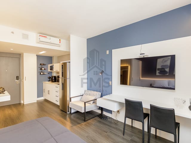 Studio com 60m² 1 quarto e 1 banheiro, à venda, no bairro Água Verde em Curitiba