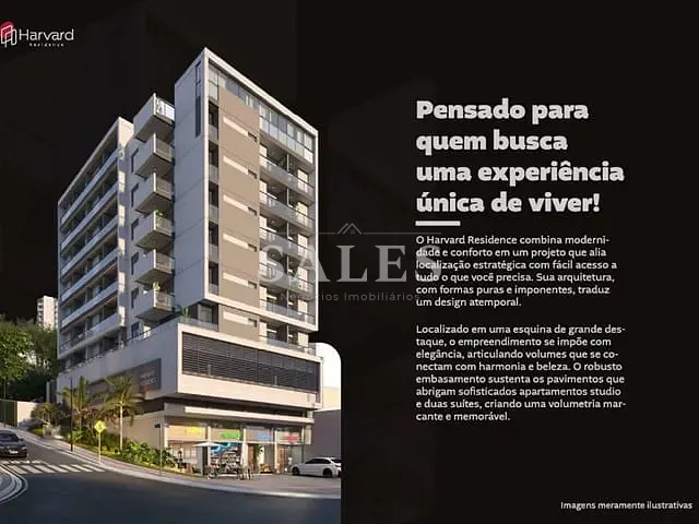 Studio com 25m² 1 quarto e 1 banheiro, à venda, no bairro São Pedro em Juiz de Fora