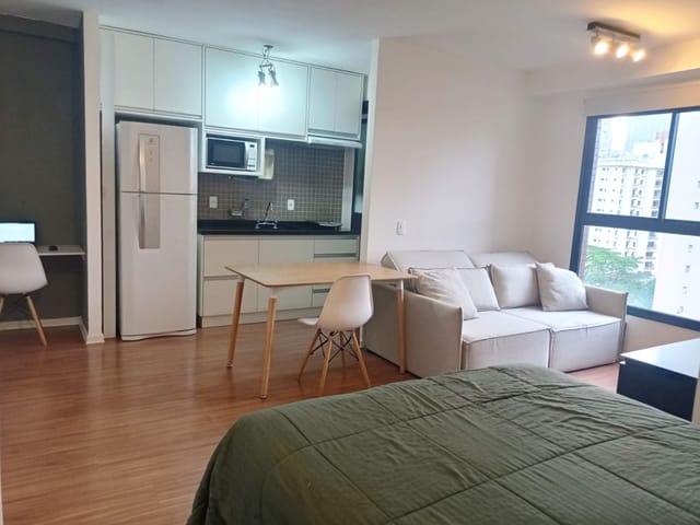 Studio 1 quarto e 1 banheiro, à venda, no bairro Cidade Monções em São Paulo
